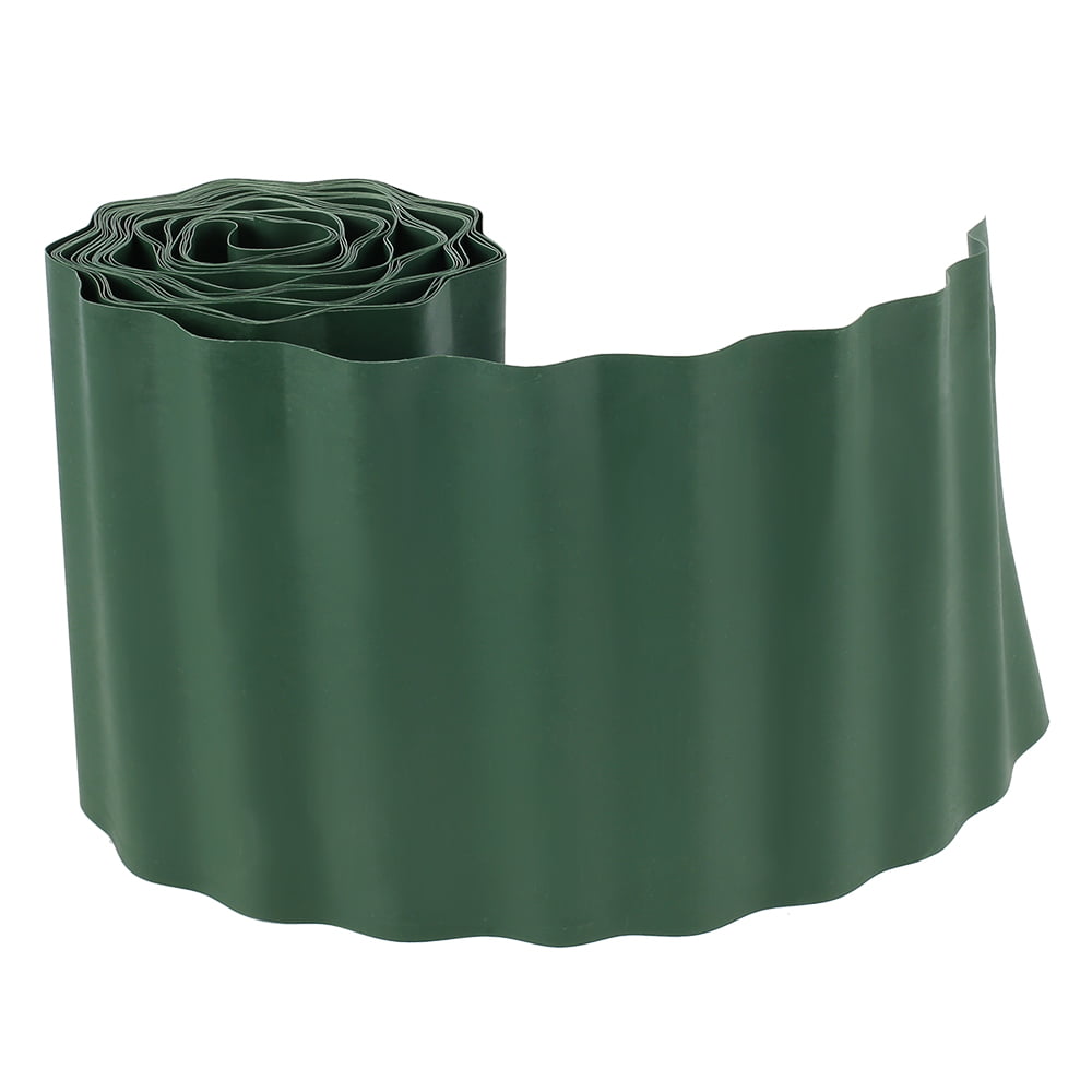 Willstar Plastic Lawn Edging Roll 9m x 20cm Flexible Garden Lawn Grass Edge PVC Garden Lawn Edging DIY Outdoors Garden Fence Flexible Garden Lawn Grass Edge