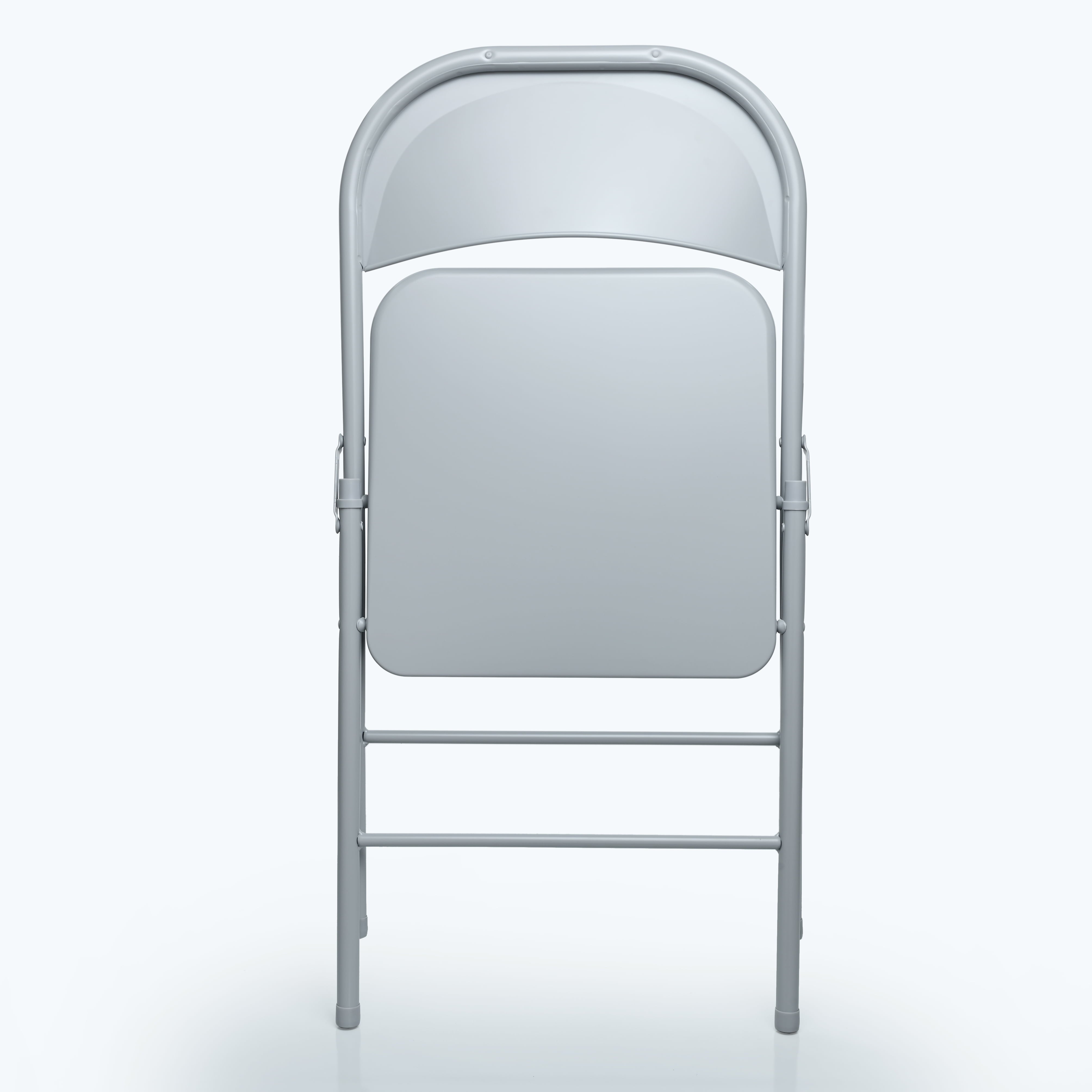 Mainstays All-Steel Metal Folding Chair, Gray