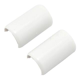 Legrand Wiremold CordMate Cord Cover Coupling Cord Hider for Home or Office Holds 1 Cable White (2 Pack) C19