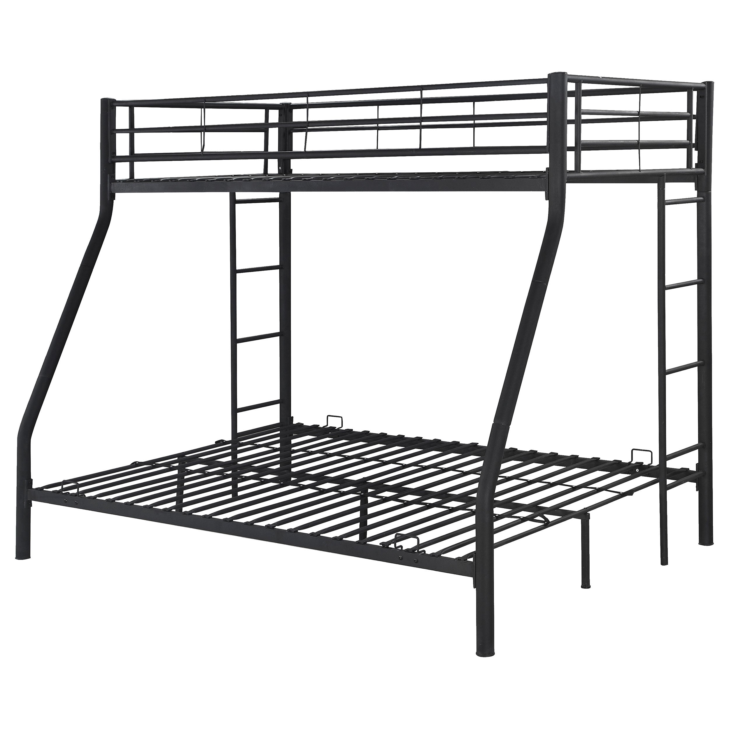 Hayward Metal Twin Over Full Bunk Bed Black-460062B