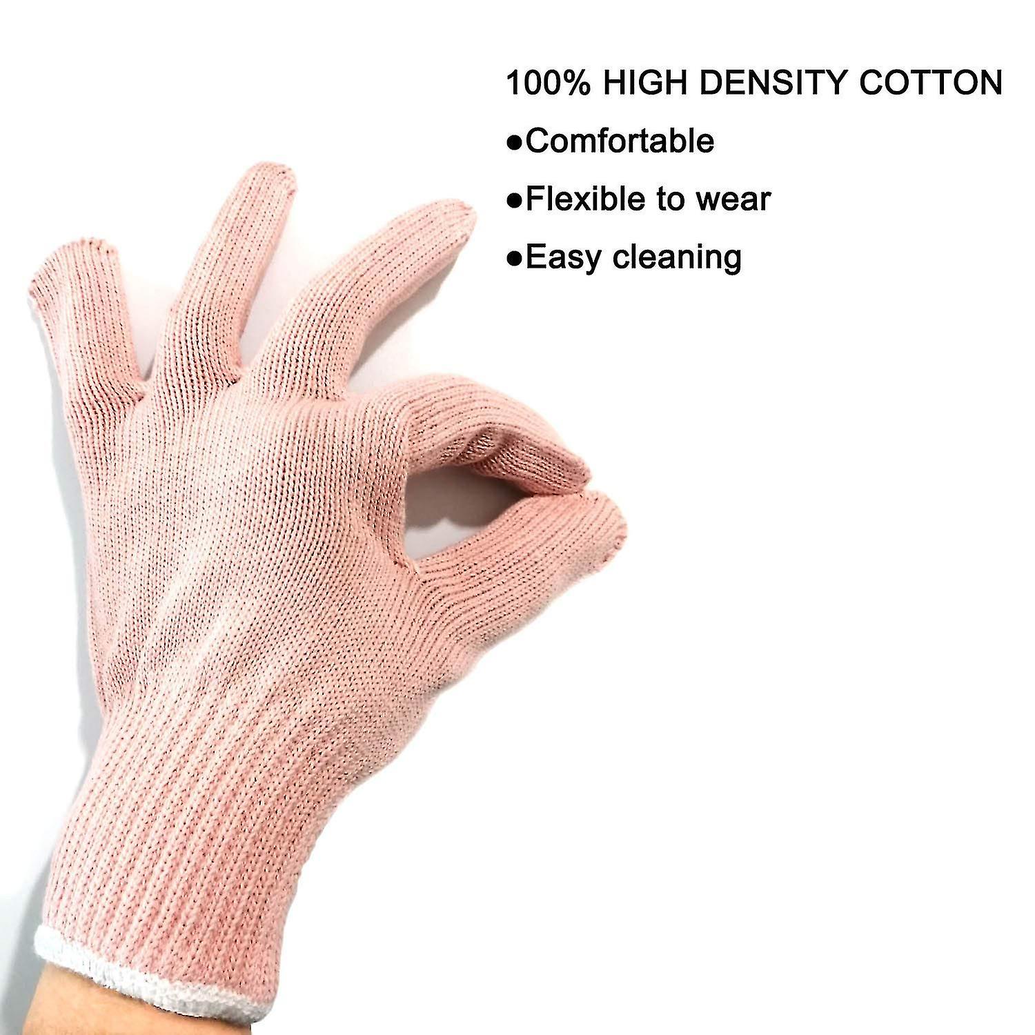 2 Professional Heat Resistant Gloves For Hair Styling Heat Blocking For Curling