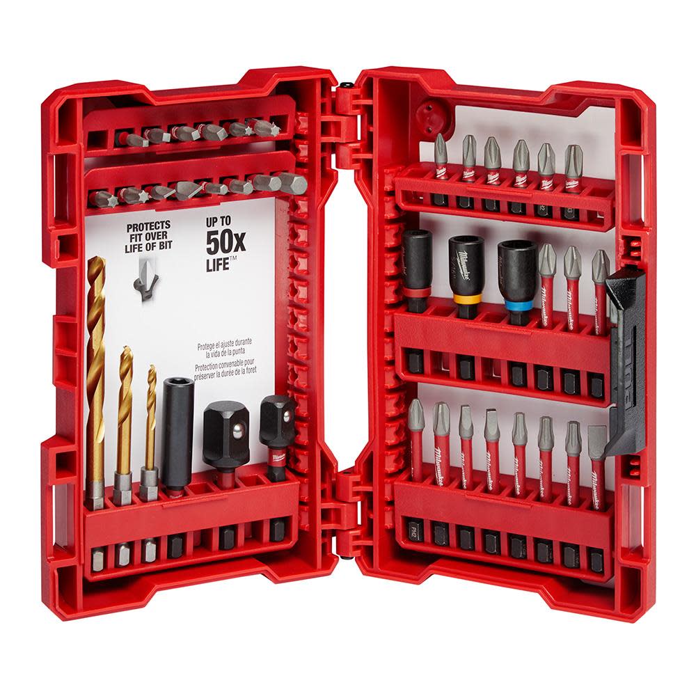 Milwaukee SHOCKWAVE 40-Piece Impact Duty Drill and Driver Bit Set 48-32-4006 from Milwaukee