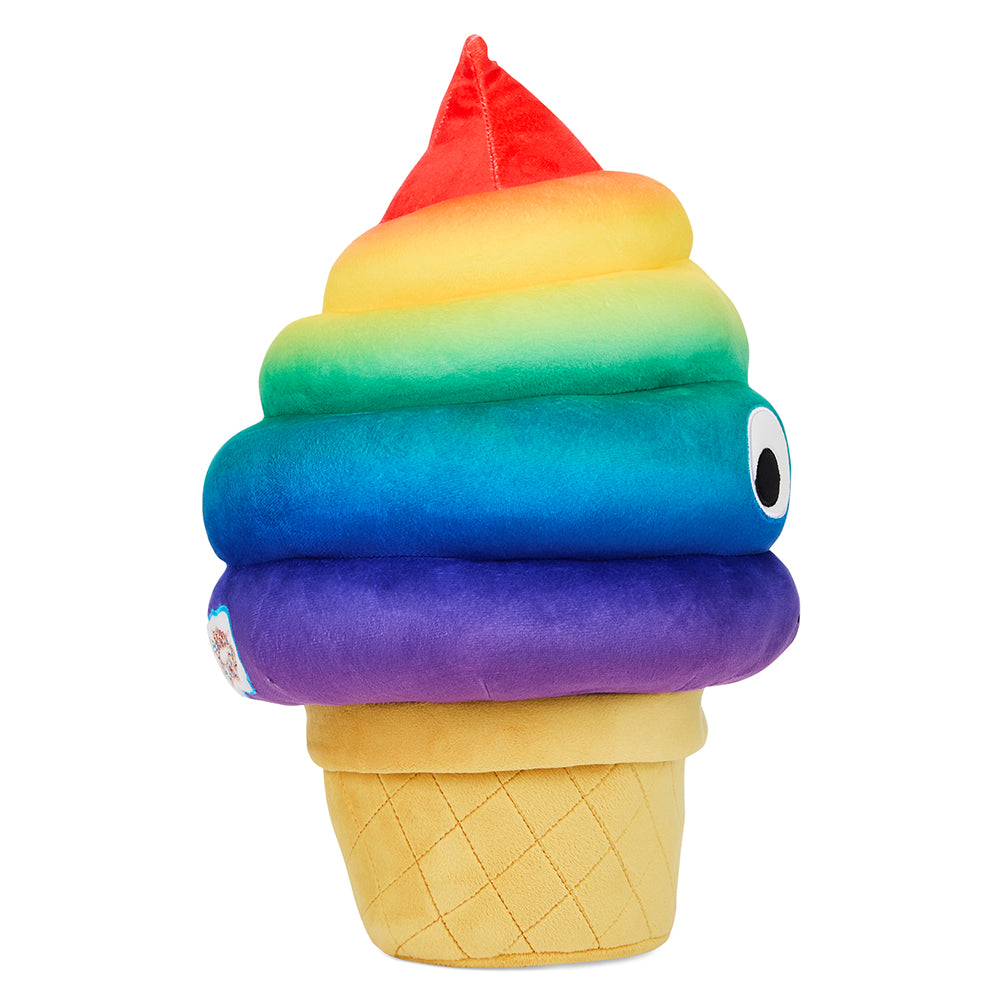 Yummy World Rainbow Soft Serve Sally Ice Cream Cone Plush