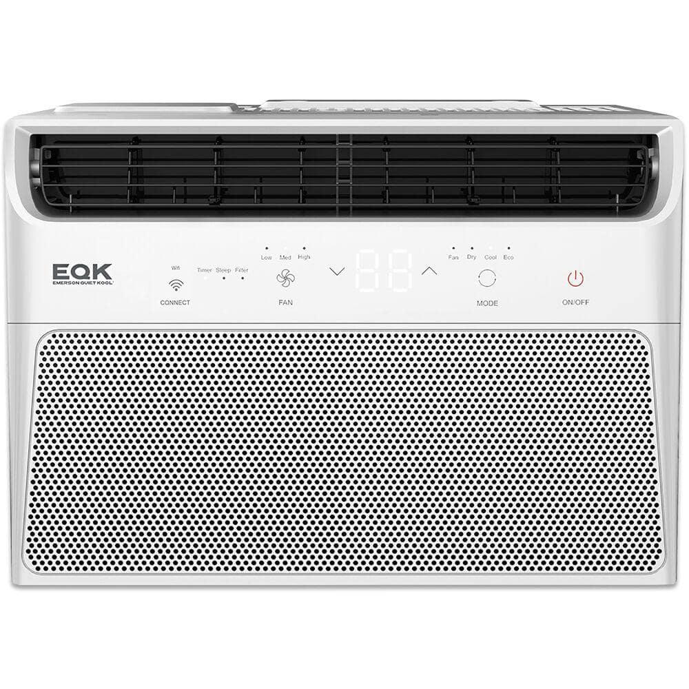 EQK SMART 250 sq ft 6000 BTU Window Air Conditioner 115Volt with WiFi and Voice Control ENERGY STAR in White