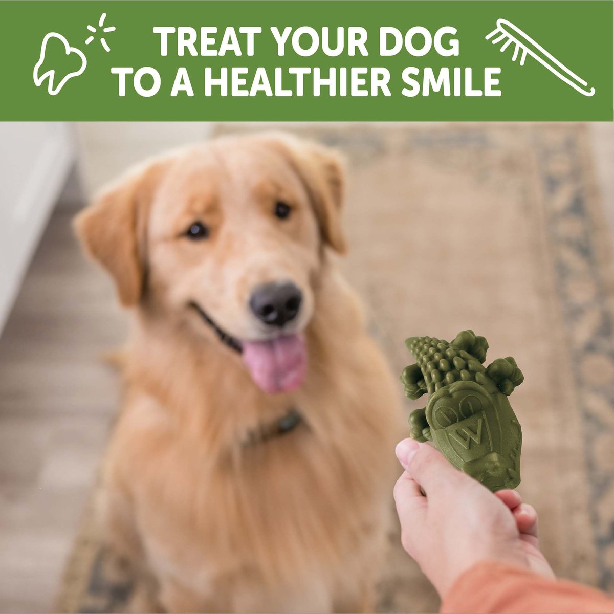 WHIMZEES Alligator Grain-Free Dental Dog Treats