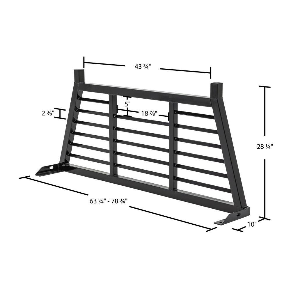 Elevate Outdoor Adjustable Louvered Steel Headache Rack FL-HA-RACK