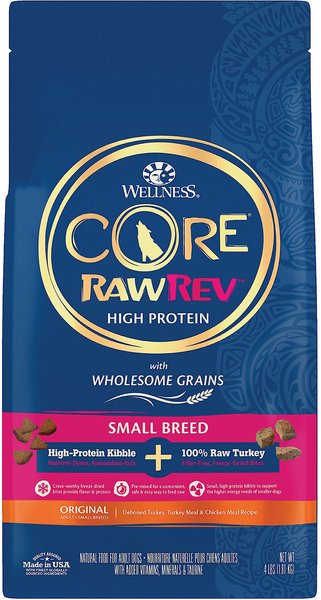 Wellness CORE RawRev Wholesome Grains Small Breed Original Recipe High Protein Dry Dog Food