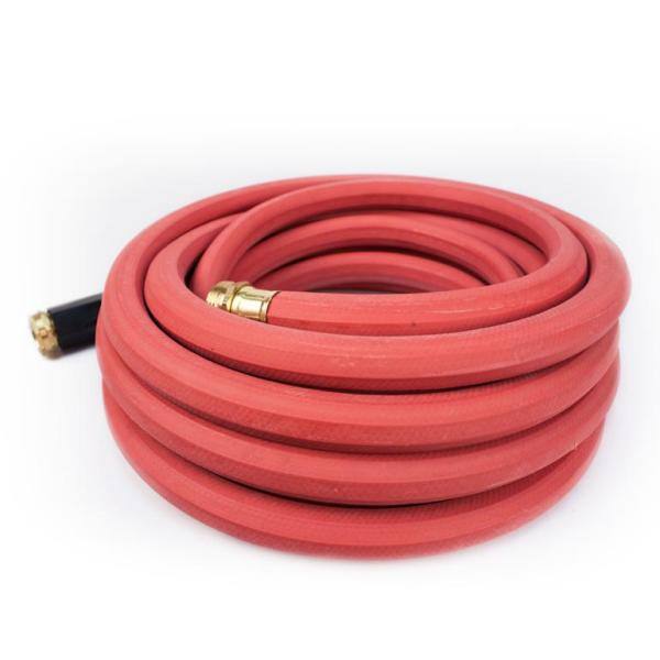 Apex 58 in. Dia x 25 ft. Red Rubber Commercial Hot Water Hose 8695 25