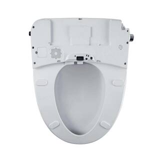 FINE FIXTURES Electric Bidet Seat for Elongated Toilets in White STS1W