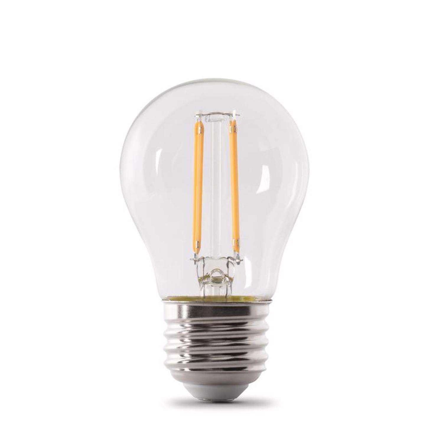 Feit LED A15 E26 (Medium) LED Light Bulb Daylight 75 Watt Equivalence 2 pk