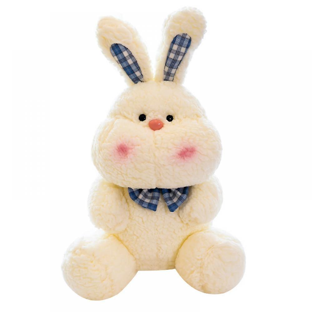 Plush Bunny Toy Stuffed Sitting Animals，soft Cute White Rabbit Plushies Animals Pillows Toy For Kids Adults Birthday Easter Party ，9