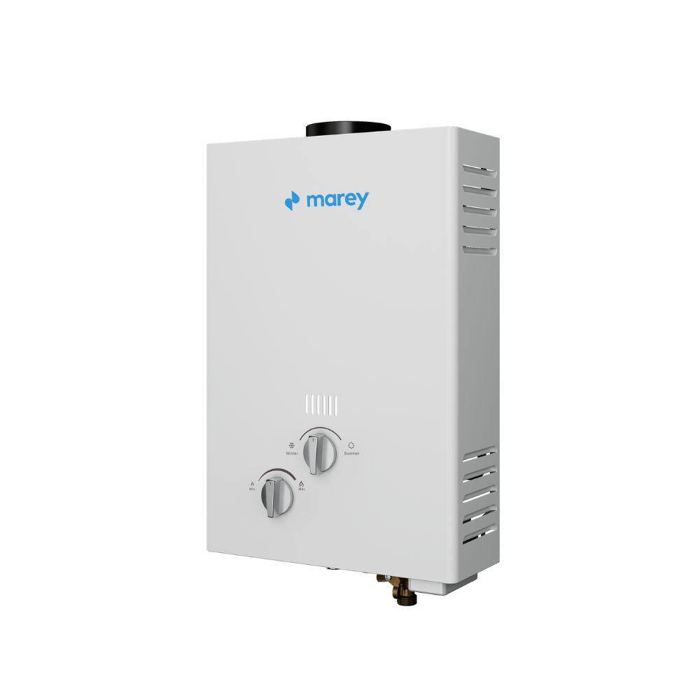 MAREY Flow 1.58 GPM 42000 BTU's Liquid Propane Gas Flow Activated Gas Tankless Water Heater G6FLP