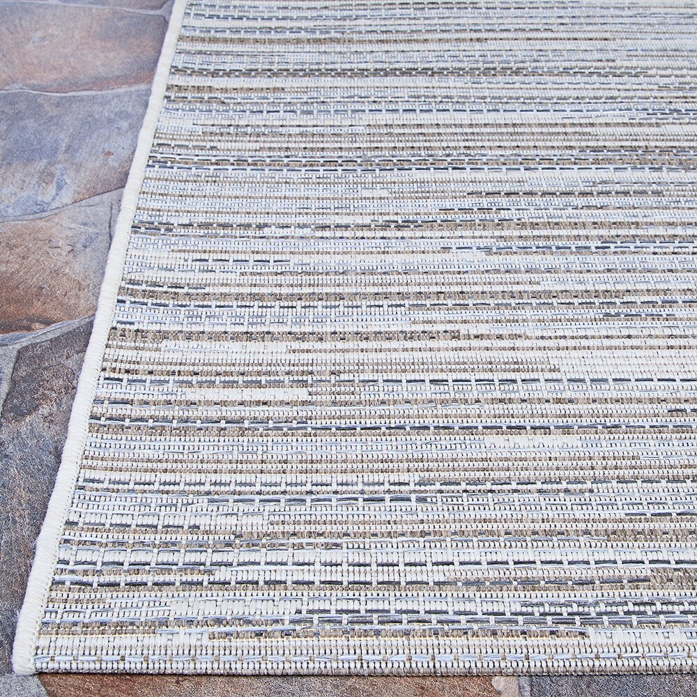 Dream Decor Rugs Carriage House Stria Indoor Outdoor Area Rug