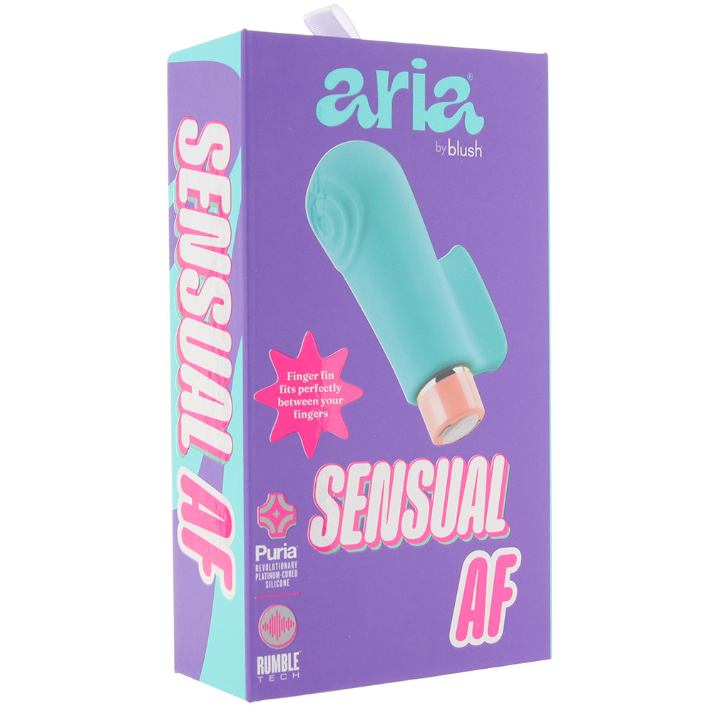 Aria Sensual AF Rumble Tech Finger Vibe