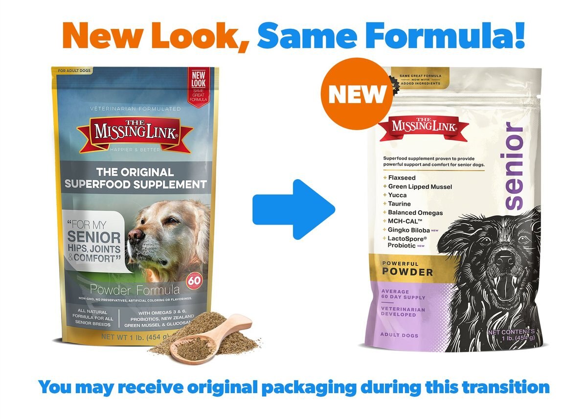 The Missing Link Ultimate Canine Senior Health Formula Dog Supplement