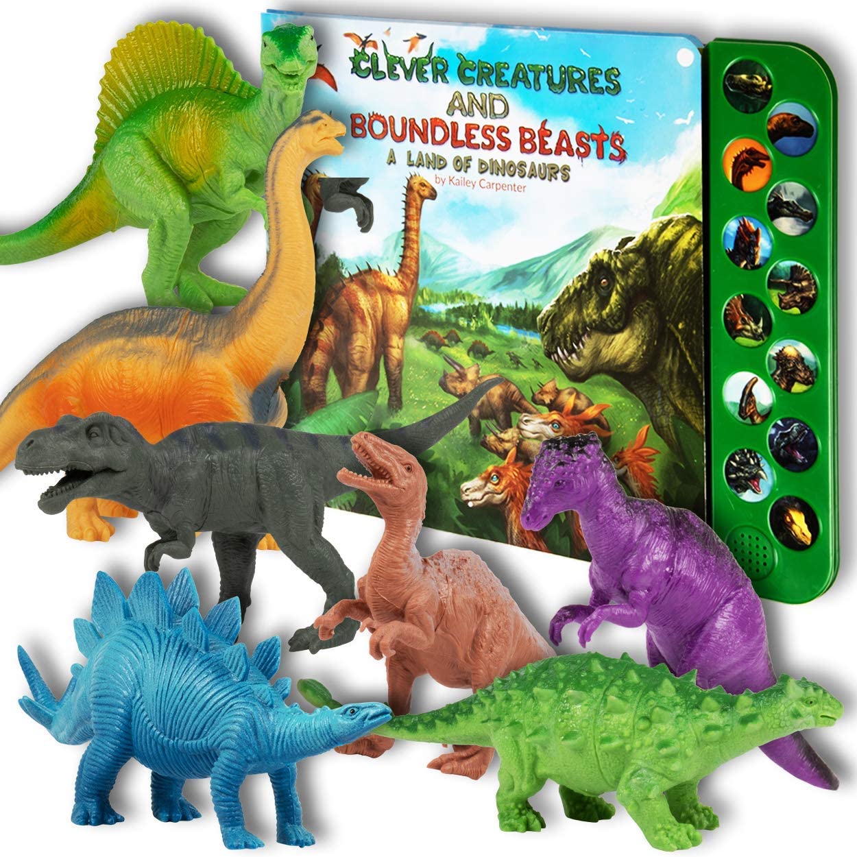 Li'l Gen Dinosaur Toys with Interactive Sound Book