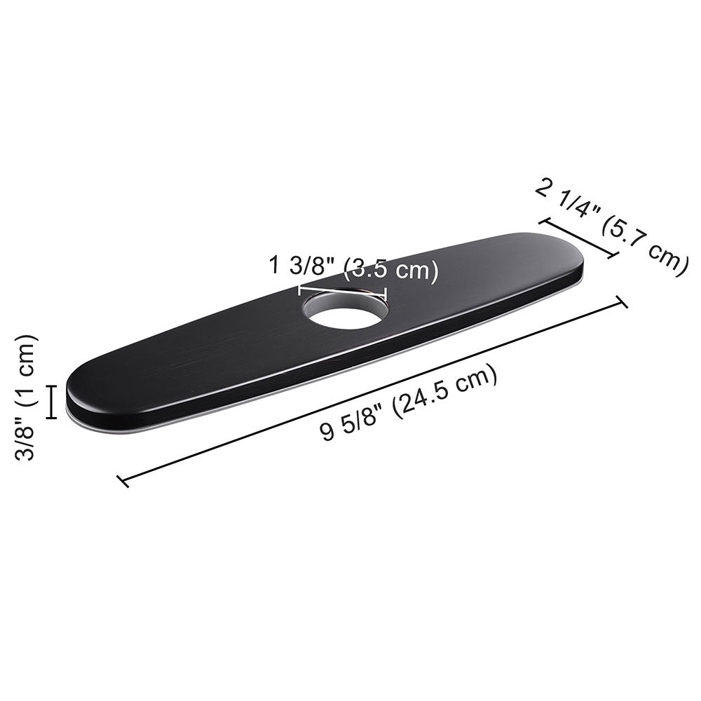 Aquaterior 10in Faucet Plate Hole Cover D1 3/8