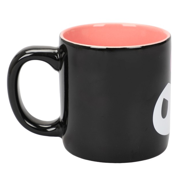 Kuromi Cute Character 16 Oz Black Ceramic Mug