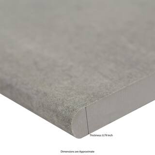 MSI Beton Gray 0.79 in. x 13 in. x 24 in. Porcelain Pool Coping (26 Pieces56.33 sq. ft.Pallet) LCOPNBETGRE1324