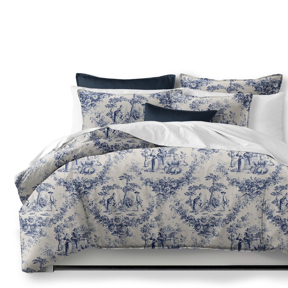 Mason Navy Coverlet and Pillow Sham(s) Set