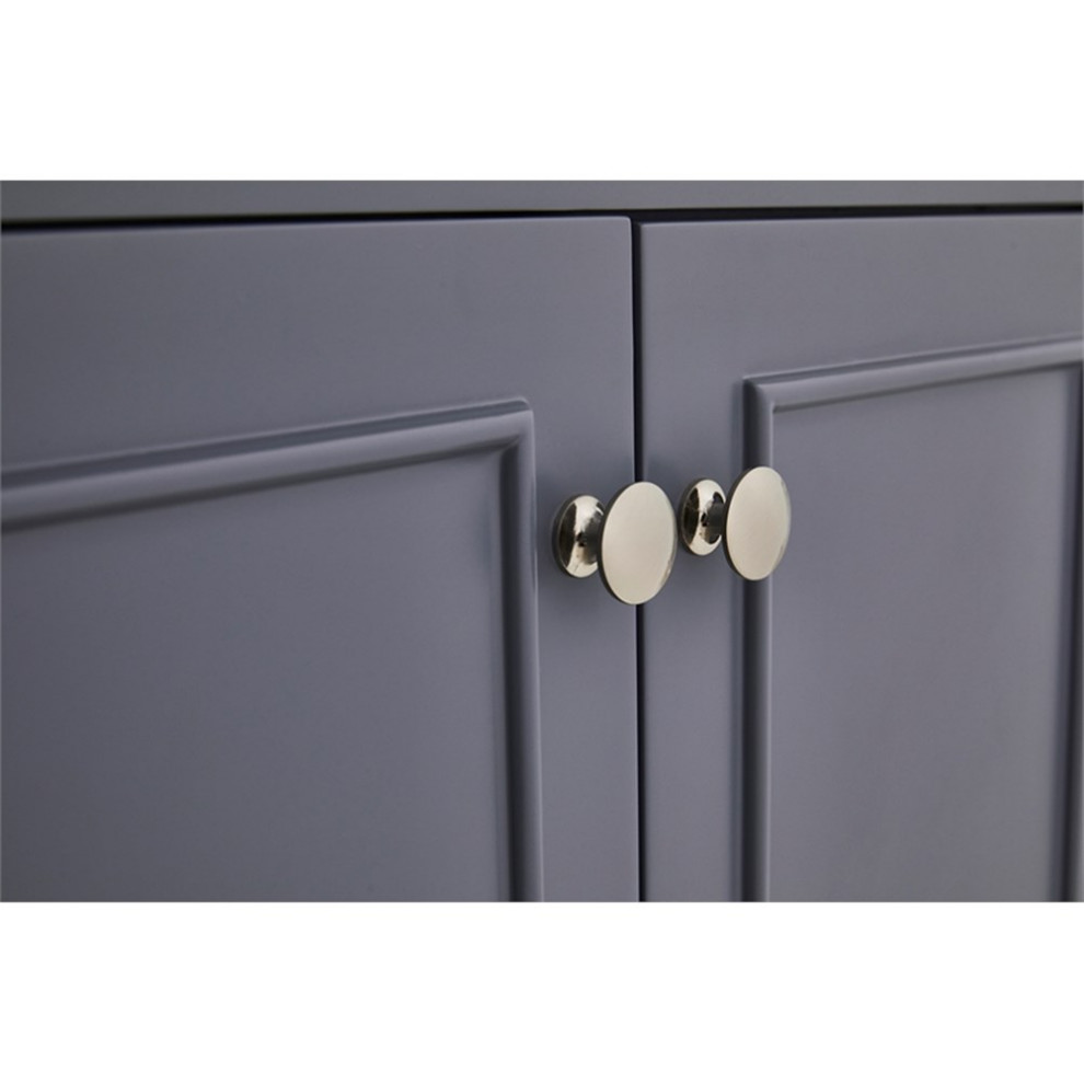 Stufurhome Danna 30 in. x 34 in. Grey Engineered Wood Laundry Sink   Transitional   Utility Sinks   by Homesquare  Houzz