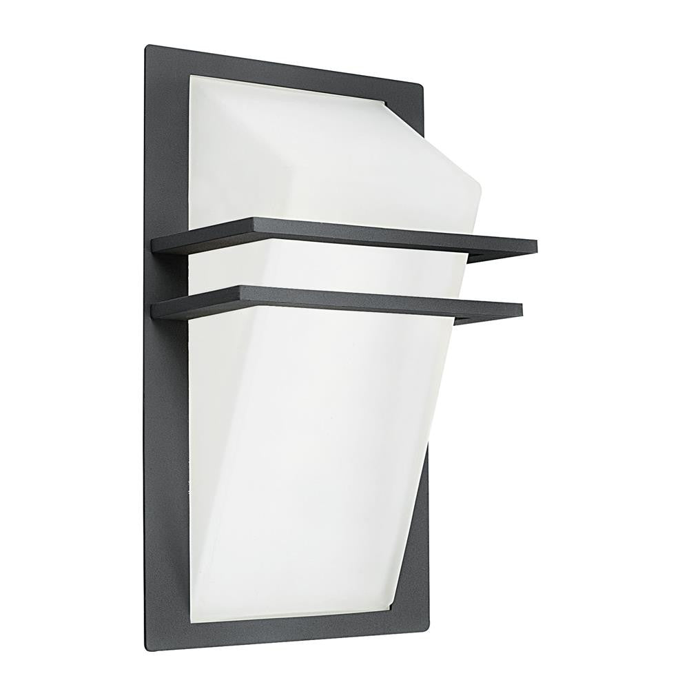 Eglo 83433 Park Anthracite Slanted Modern Outdoor Wall Light