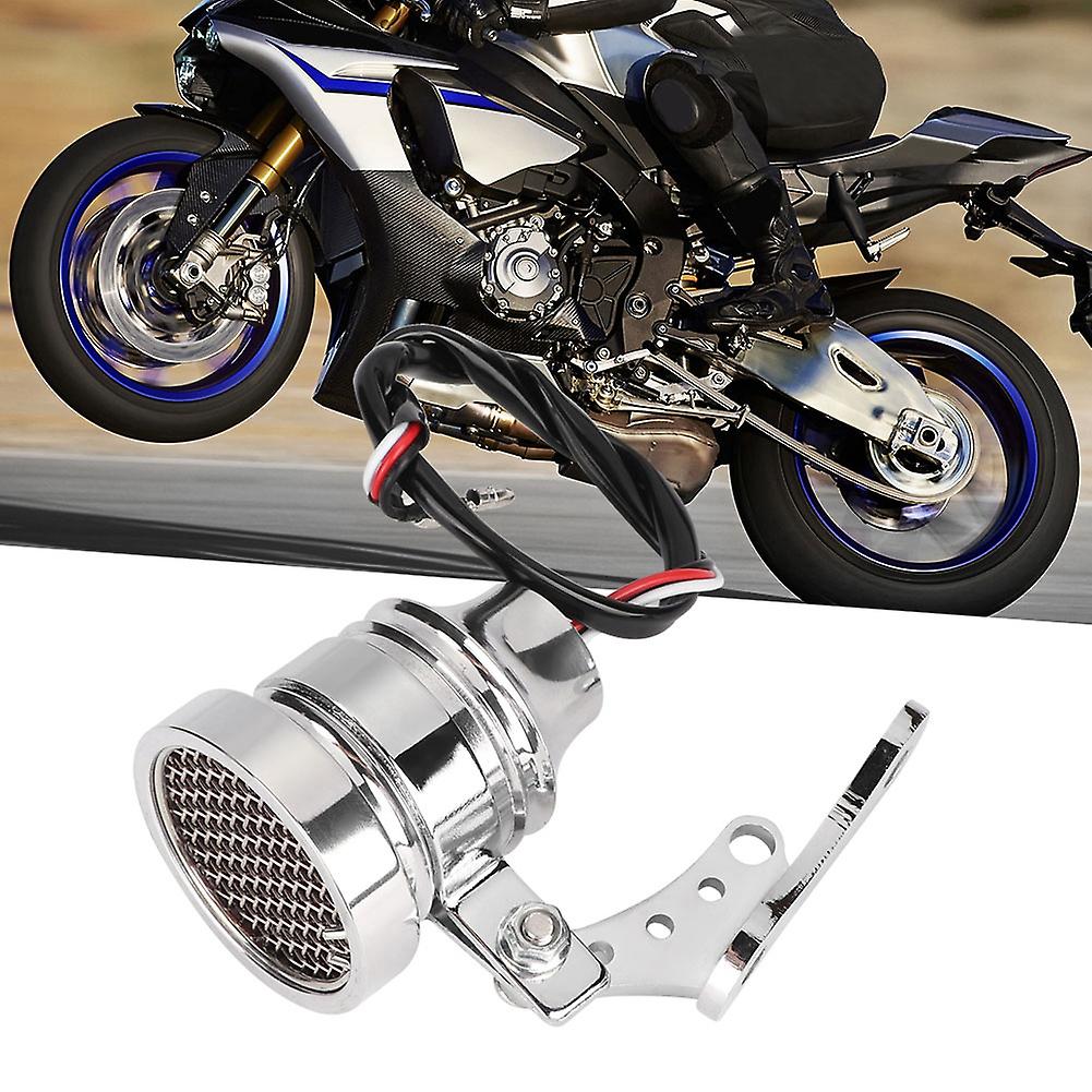 Motorcycle Modification Retro Silver Led Taillight Brake Stop Lamp License Plate Light