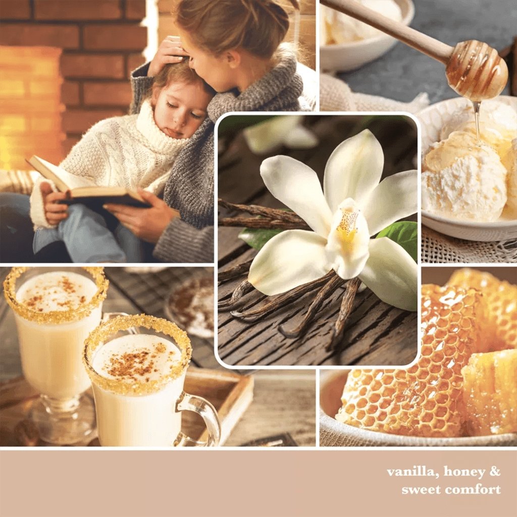 Yankee Candle  Well Living Collection - Large Square Candle in Comforting Vanilla & Honey