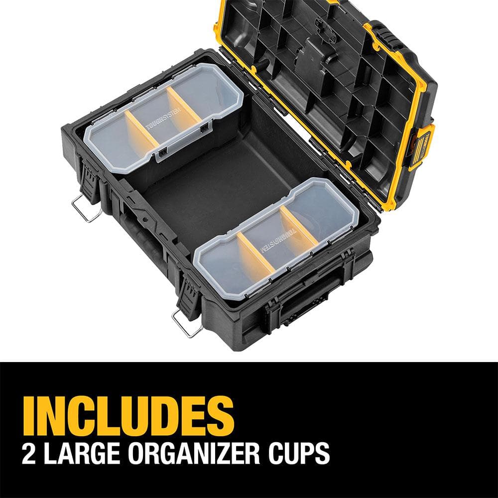 DEWALT TOUGHSYSTEM 2.0 Small Tool Box, TOUGHSYSTEM 2.0 22 in. Large Tool Box and TOUGHSYSTEM 2.0 24 in. Mobile Tool Box DWST08165W00450