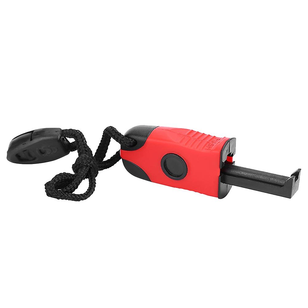 Magnesium Flint Stone Fire Starter Lighter Emergency Outdoor Survival Camping Red