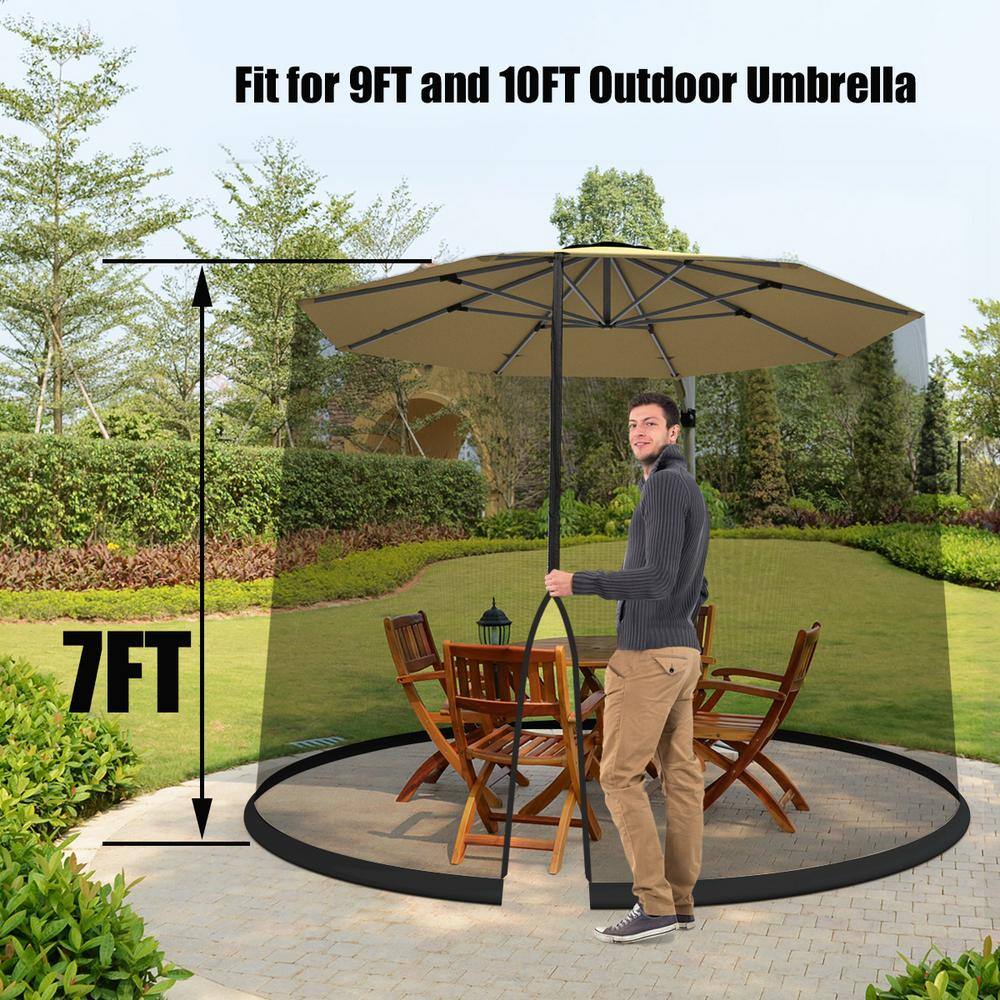 CASAINC 9 ft. to 10 ft. Outdoor Screen Bug Insect Mosquito Net HY-OP3306