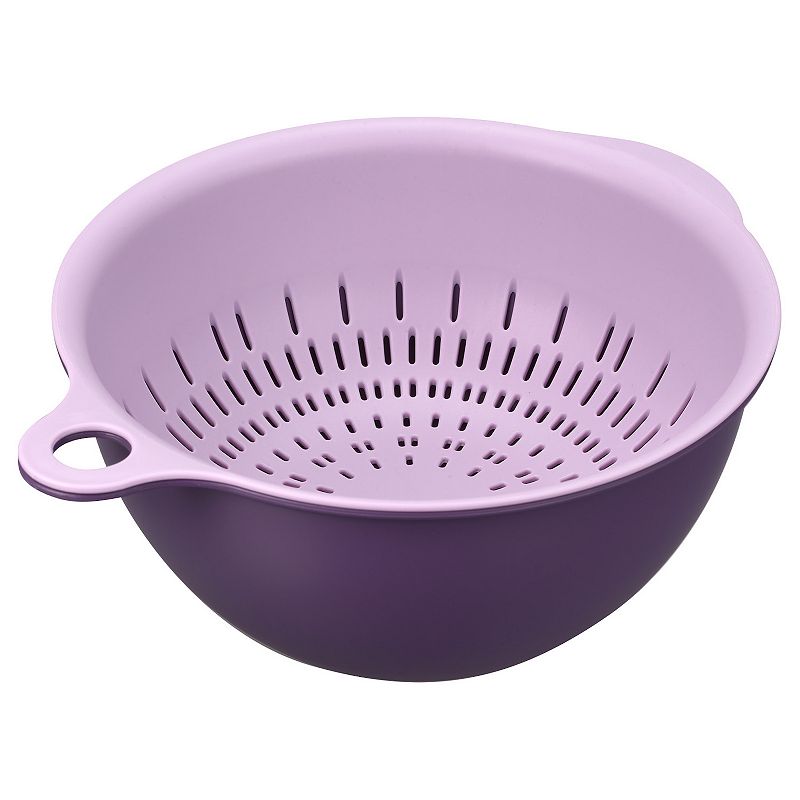 Kitchen Strainer Colander Bowl Set， Small Double Layer Drain Basket