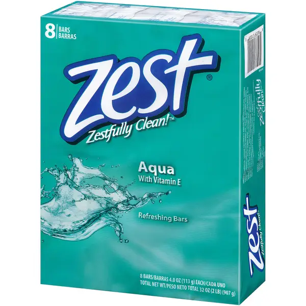 Zest 32 oz 8-Count Aqua Bar Soap