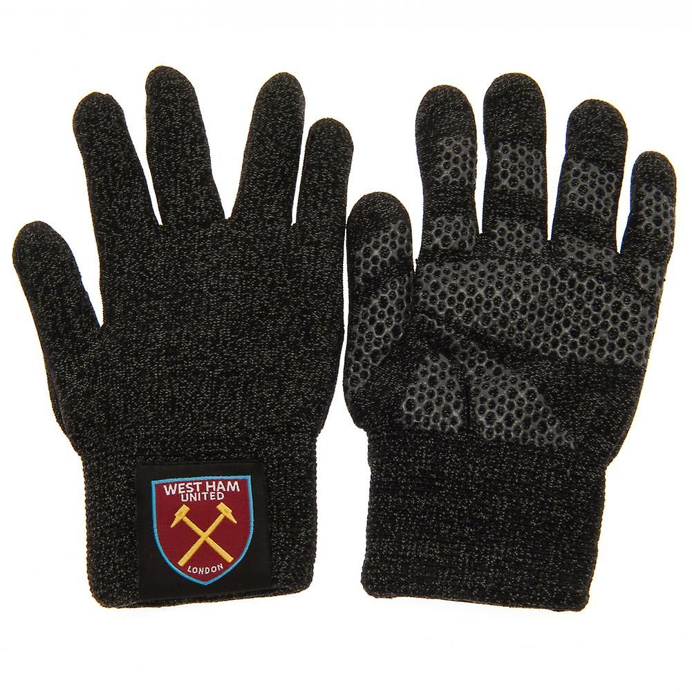 West Ham United FC Luxury Touchscreen Gloves Youths