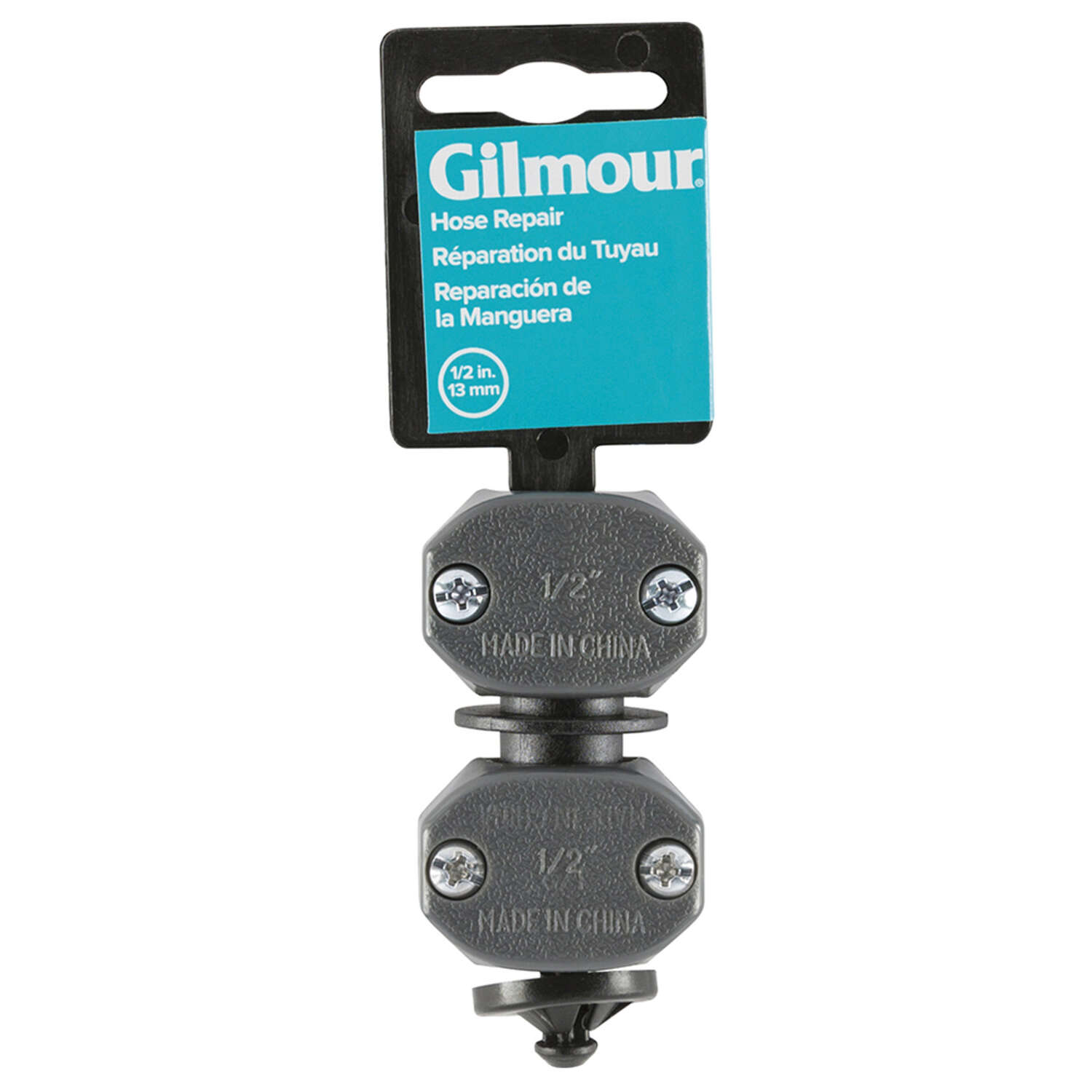 Gilmour 1/2 in. Polymer Non-Threaded Hose Mender