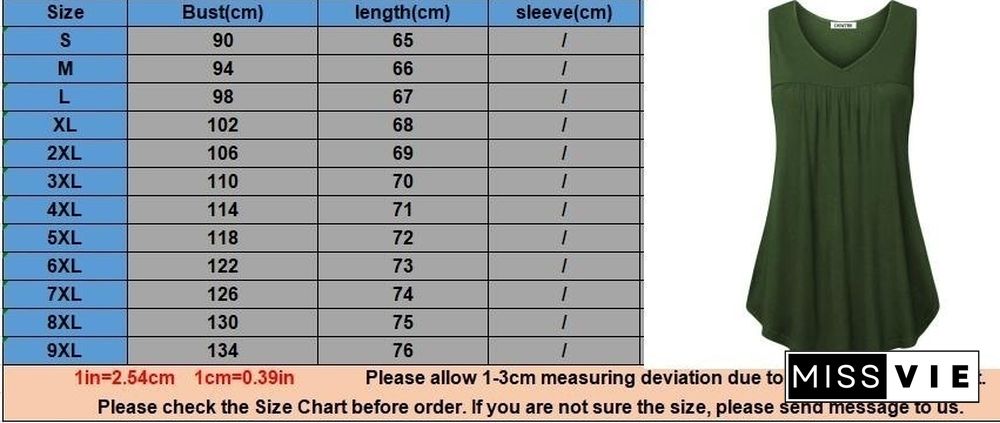 XS-8XL Plus Size Fashion Clothes Summer Tops Women's Casual Tunics Off Shoulder Elegant Camisoles O-neck Blouses Ladies Pleated Loose Vest Solid Color Ruffles Sleeveless Shirts Cotton Tanks Tops