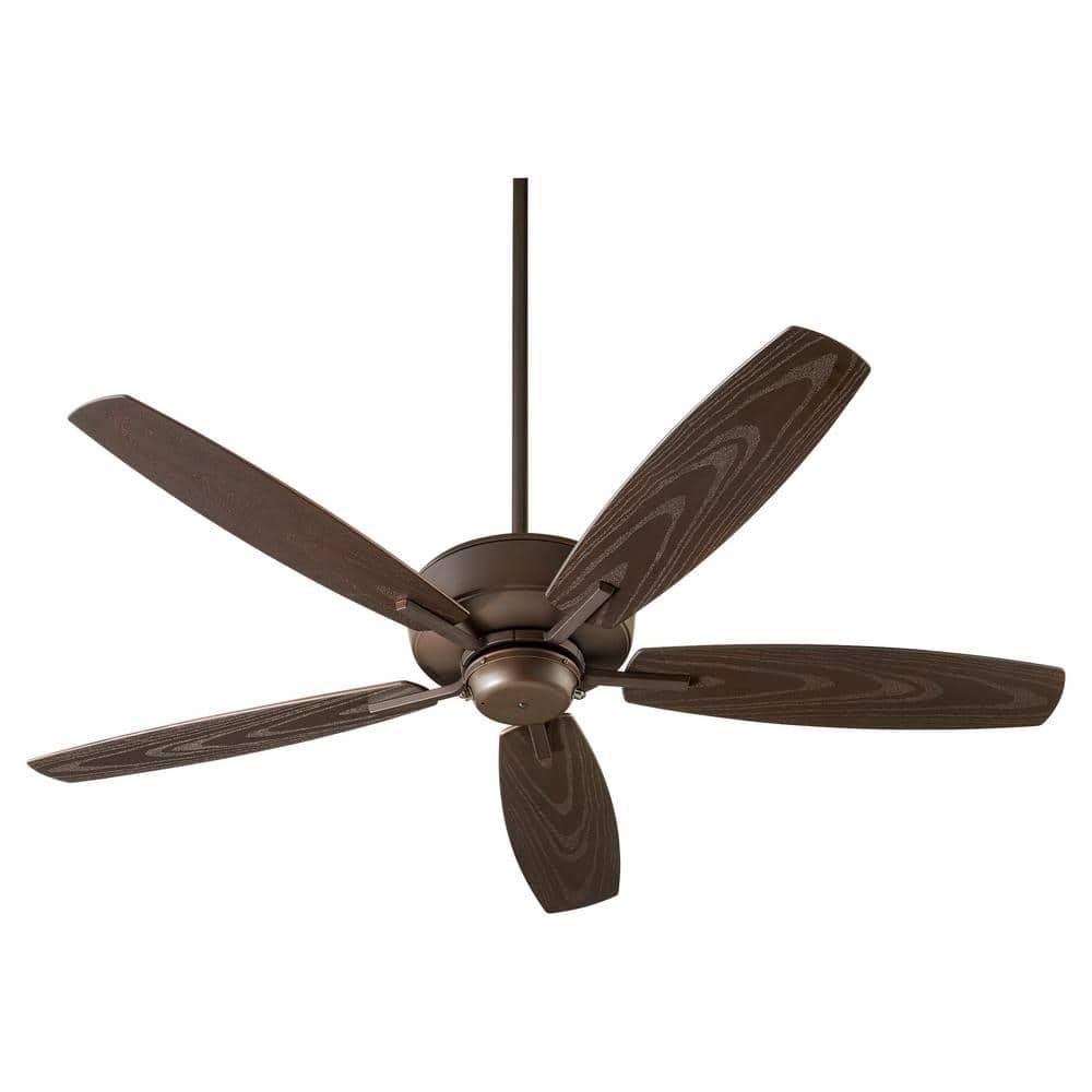 Quorum INTERNATIONAL Breeze Patio 52 in IndoorOutdoor Oiled Bronze Ceiling Fan