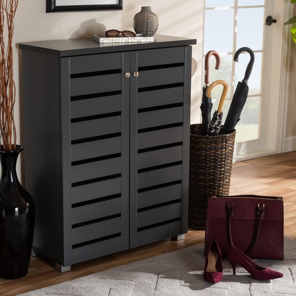 Contemporary Shoe Storage Cabinet - - 26396247