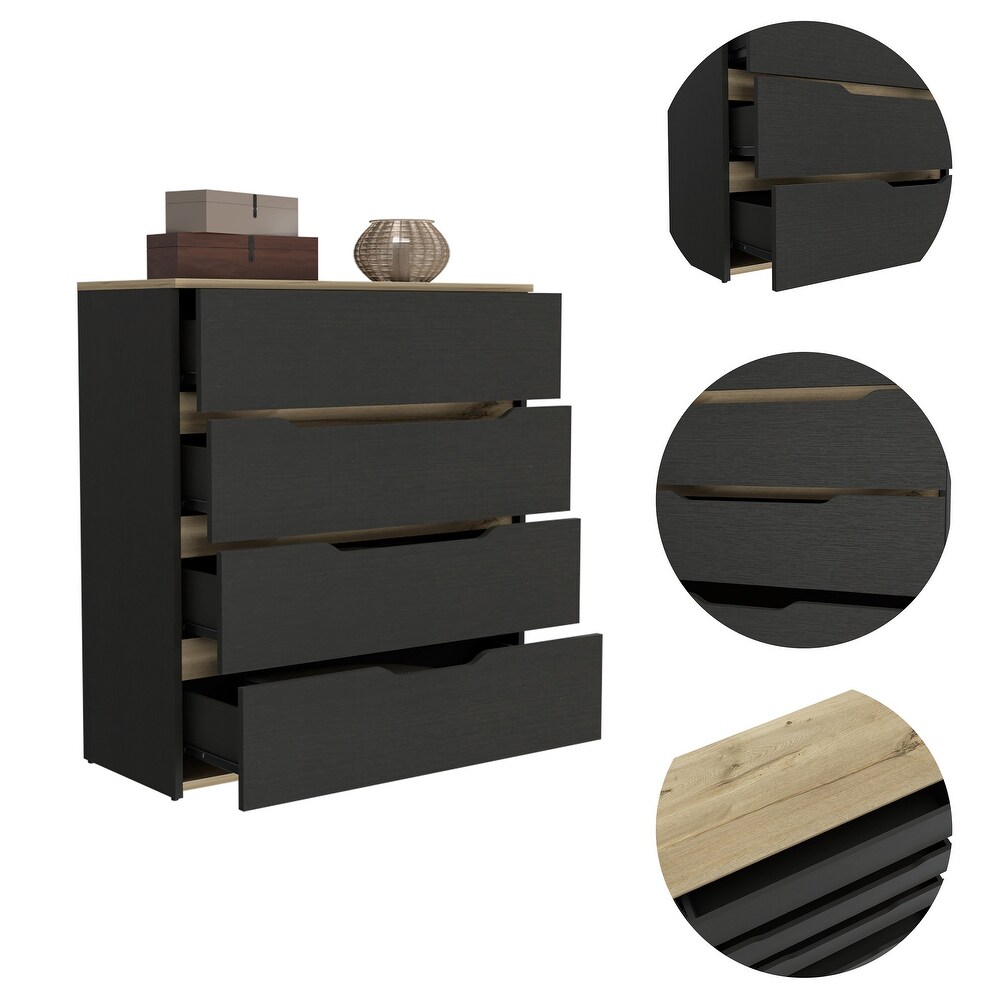 DresserSuperior Top4 Drawers  Black