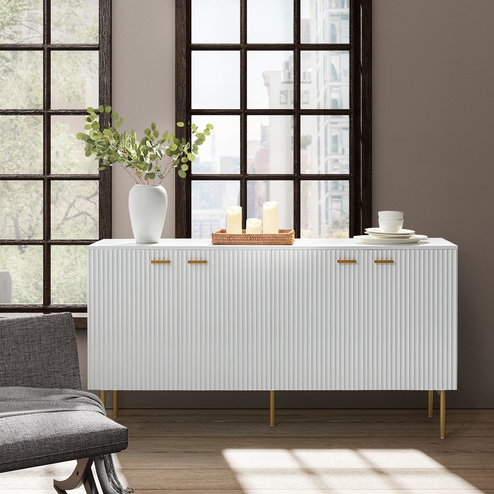 Gilb Modern Storage Sideboard with Adjustable Shelves By HULALA HOME