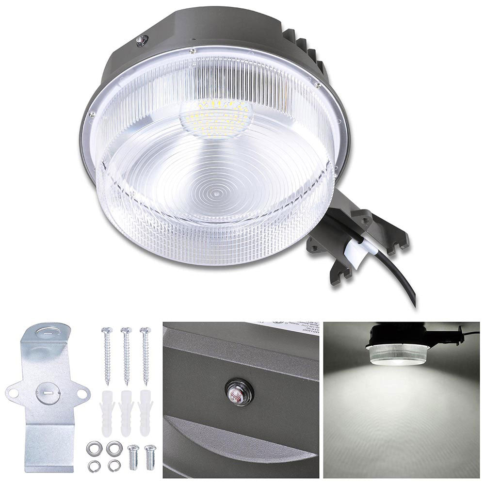 Yescom Outdoor LED Barn Light Dusk-to-Dawn with Photocell 70w 9100lm