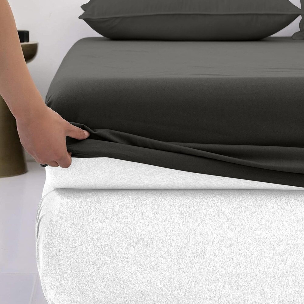 Flannel Sheet Set with Bonus 2 Pillowcase Extra 100 Percent Cotton Double Brushed   170 GSM Heavyweight  Deep Pockets