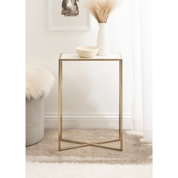 Kate and Laurel Jaspur Decorative Metal End Table