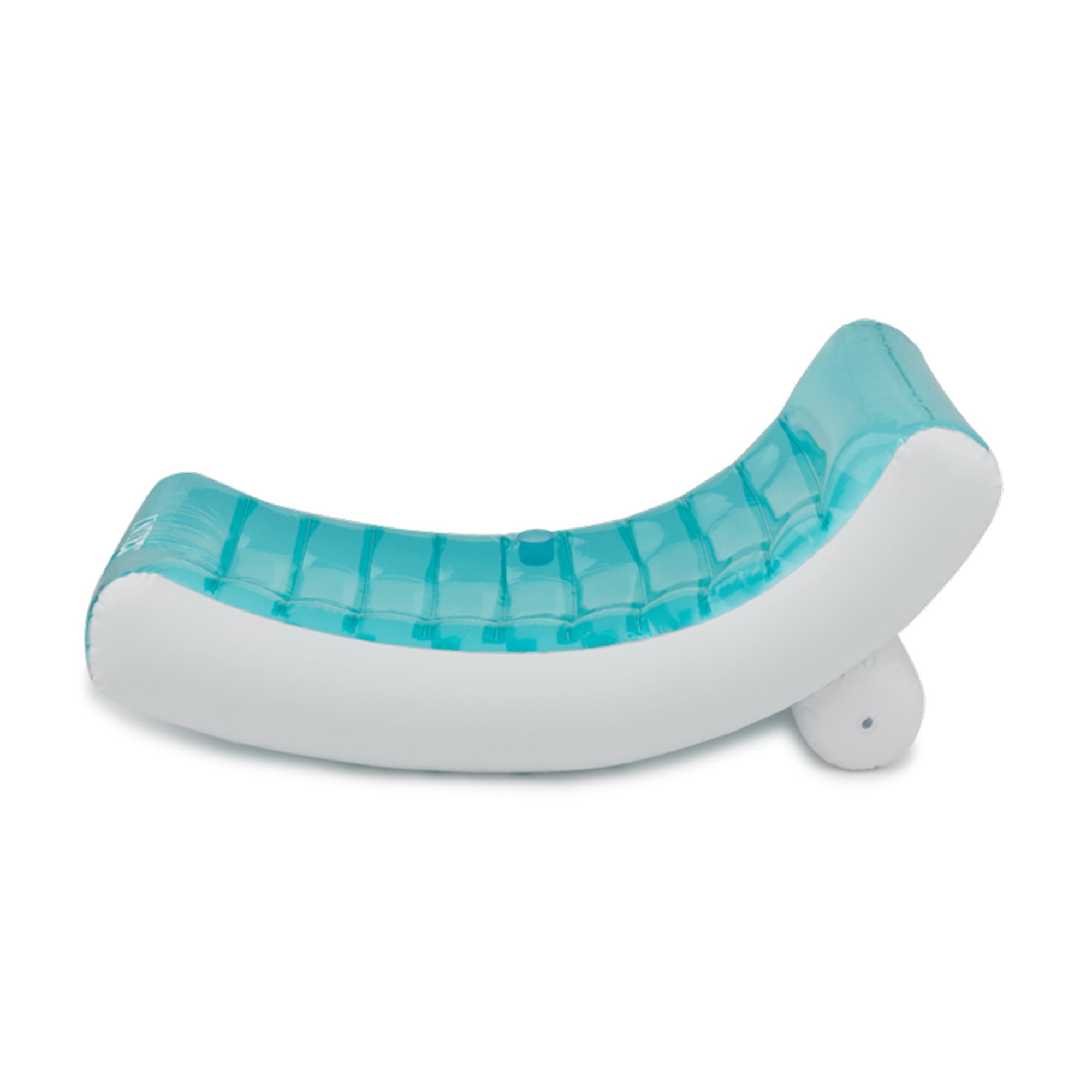 Intex Adult Transparent Blue  Inflatable Rockin' Lounge Swimming Pool Lounge Chair