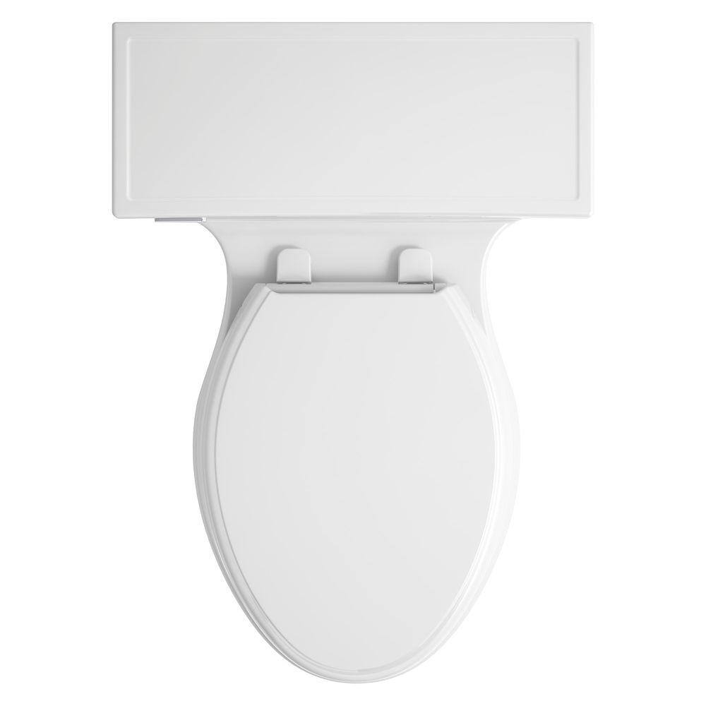 KOHLER Memoirs Stately 1-Piece 1.28 GPF Single Flush Elongated Toilet in White Seat Included K-6428-0