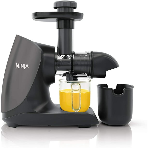 Restored Ninja JC101 Cold Press Pro Compact Powerful Slow Juicer with Total Pulp Control and Easy Clean， Graphite (Refurbished)