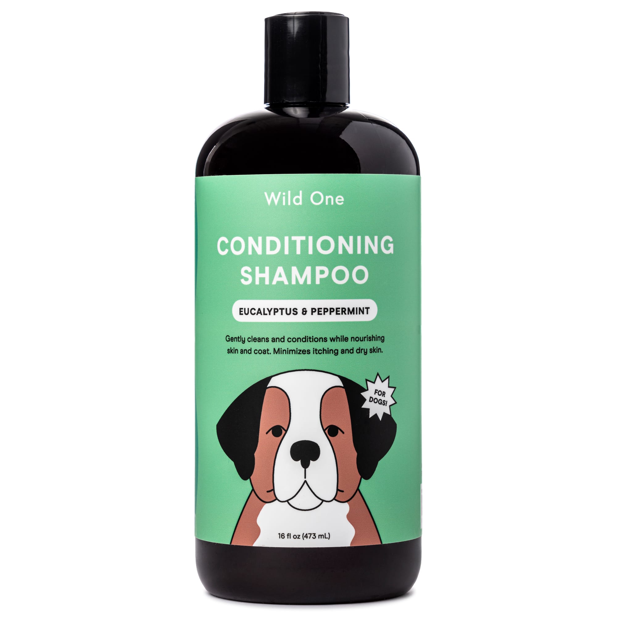 Wild One Eucalyptus  Peppermint Conditioning Shampoo for Dogs， 16 fl. oz.