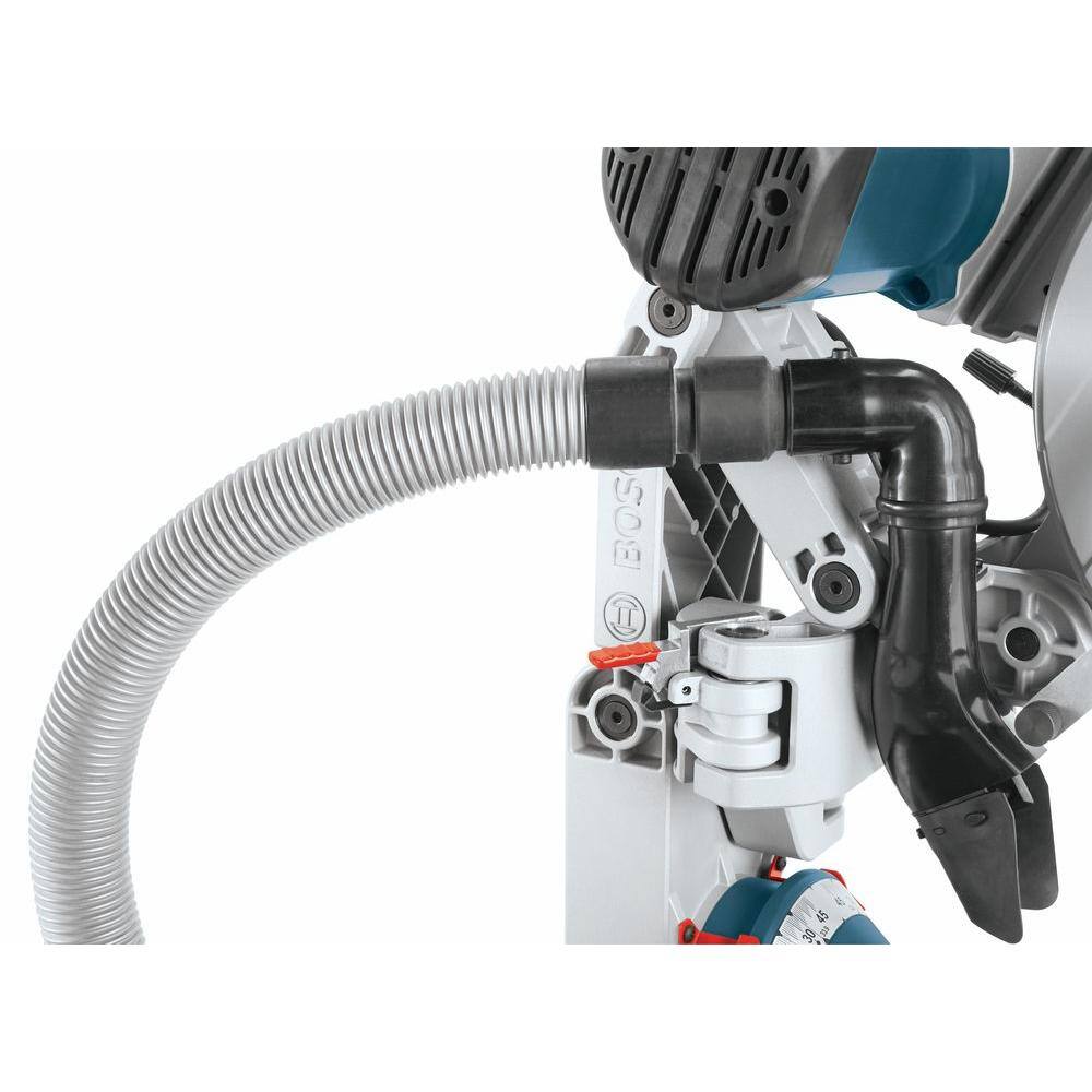 Bosch 15 Amp 12 in. Corded Dual-Bevel Sliding Glide Miter Saw with 60 Tooth Saw Blade GCM12SD