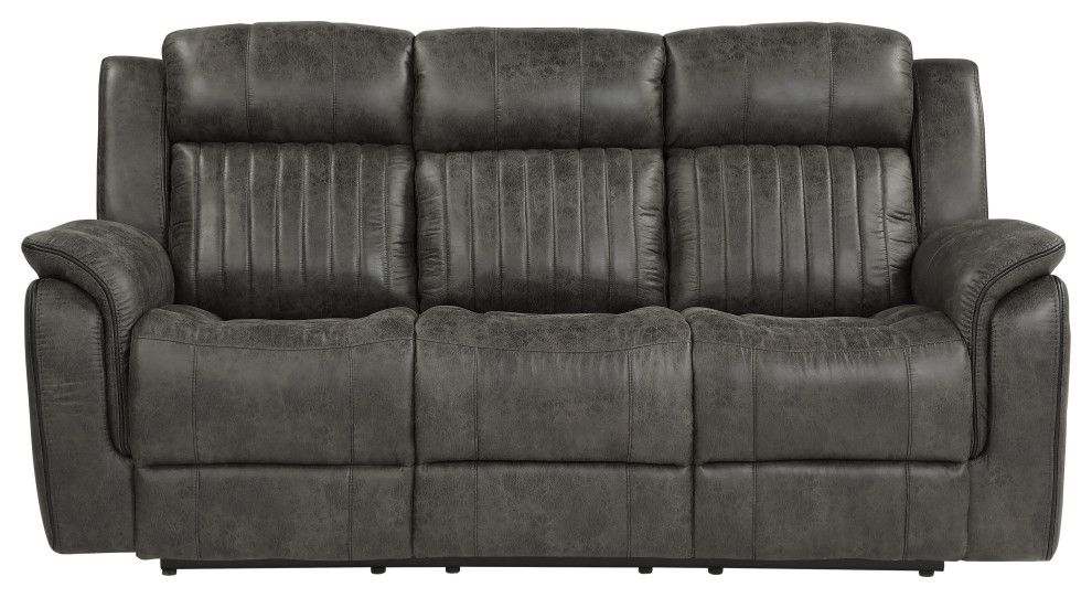 Spivey Manual Reclining Sofa Collection   Contemporary   Sofas   by Lexicon Home  Houzz