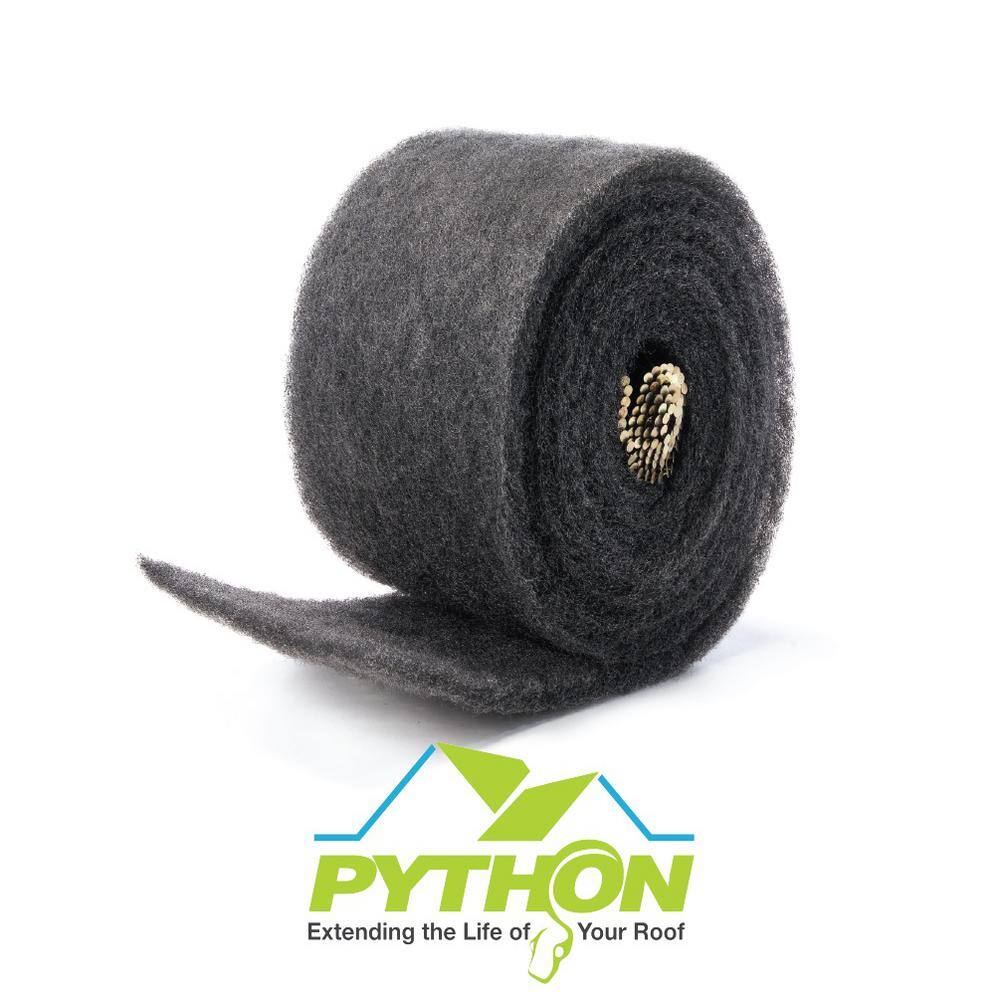 PYTHON 34 in. x 10.5 in. x 20 ft. Rolled Ridge Vent with Nails PY-3410-20N